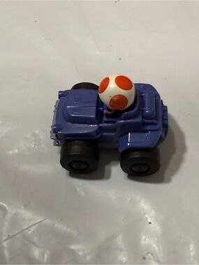 Super Mario Bros Toad Kart 2.5” inch toy